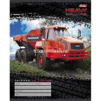 Тетрадь А5 12л линия "Спецтехника" на скобе 12Т5B2-033670 от магазина "Карандаш"