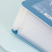 Лоток д/бумаг вертикальный 13 отделений 320х300х40мм "Linfini" складной, синий, полипропилен EF605 от магазина "Карандаш"