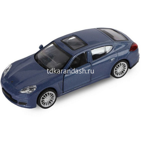 Машина "Porsche Panamera S" синяя, инерционная, металл 17,5см (свет, звук, откр.двери) JB1200190 от магазина "Карандаш"