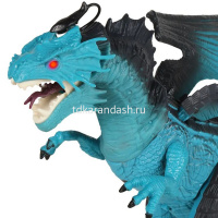 Дракон р/у 24х45см голубой, пластик (свет, пар, движение) JB1168407 от магазина "Карандаш"