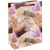 Пакет подарочный "Прованс" 26х32х12см 4 вида QZ5235