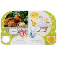 Книга "Малышарики. Кто живет на ферме?" (1 кнопка, 3 песни) 8стр. 9785506026280 от магазина "Карандаш"