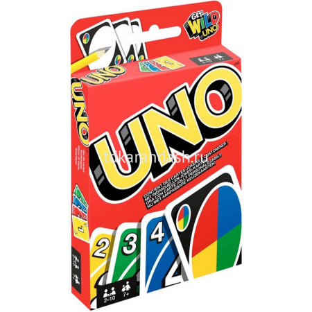Игра настольная "UNO" 15х10см 108 карточек  XJ4195