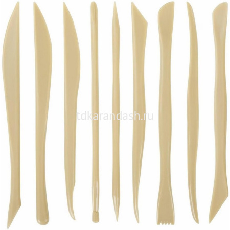 Набор стеков для лепки 10шт. пластик, блистер с европодвесом Y10780-24