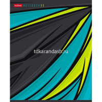 Тетрадь А5 96л линия "Абстракция" на скобе глянцевая ламинация 5 дизайнов 96Т5лВ2/086257 от магазина "Карандаш"