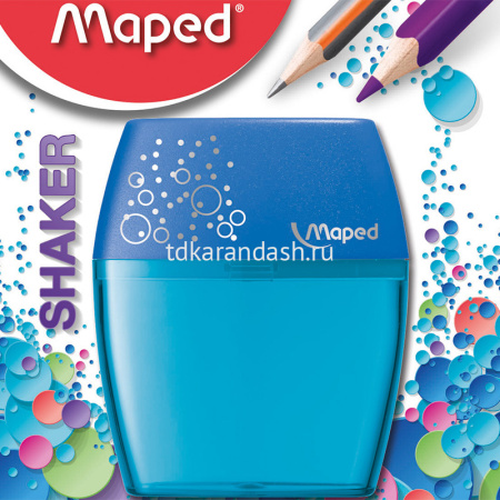 Точилка 2 отв. "Shaker" с контейнером, пластик, цвет ассорти 534755 от магазина "Карандаш"