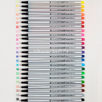 Набор капиллярных ручек 24цв 0,4мм "Sketch&Art" шестигранные, блистер с европодвесом 36-0013 от магазина "Карандаш"