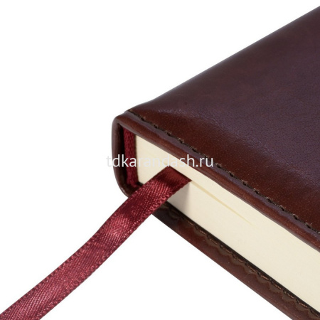 Ежедневник недатированный А5 "Prestige" 320стр., бордовый, искусственная кожа, магнитная застежка от магазина "Карандаш"