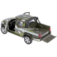 Картинка Машина "UAZ Pickup Военный" хаки, инерционная, металл 12см (открывающиеся двери) PICKUP-MIL от магазина "Карандаш" Машина "UAZ Pickup Военный" хаки, инерционная, металл 12см (открывающиеся двери) PICKUP-MIL от магазина "Карандаш"