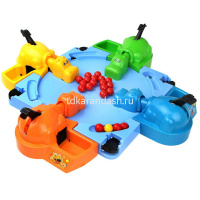 Игра "Голодные бегемоты" 38х38см (для 4-х человек) №707-А1 Y6054-17 от магазина "Карандаш"