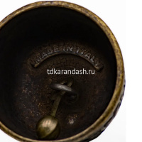 Колокольчик настольный "Библейский" d-6см латунь AL-80-215-ANT от магазина "Карандаш"