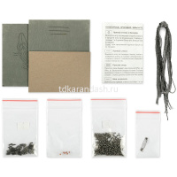 Вышивка бисером "Брошь. Крокодил" 11х6см (картон, фетр, нитки, бисер, игла) 10-029 от магазина "Карандаш"