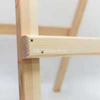 Мольберт напольный "Хлопушка" 60х84х160см односторонний, дерево (полка+2 стакана) 113032 от магазина "Карандаш"