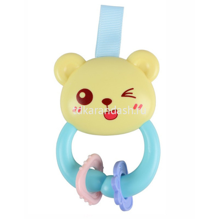 Коврик развивающий 47х36х9см голубой, текстиль/пластик (свет, звук) JB0333577 от магазина "Карандаш"