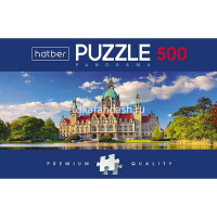 Пазлы 500 эл. "Premium. Панорама. Дворец в Ганновере" 68х23см 085932 от магазина "Карандаш"