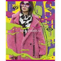 Тетрадь А5 48л клетка "Яркий микс" на скобе 5 дизайнов 079751 от магазина "Карандаш"