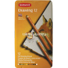 Карандаши 12 цветов "Drawing" круглые дерево, металл 0700671