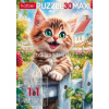 Пазлы 30 эл. "Счастливый котик" 21х29см макси 30ПЗ4_34431/091628 от магазина "Карандаш"