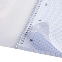 Тетрадь А4 80л клетка "CarbonStyle" на гребне перфорация выб лак 2 дизайна 068810 от магазина "Карандаш"