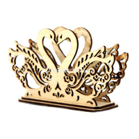 Заготовка для декорирования Салфетница Лебеди 14*10*4,5см фанера 3мм 120013 от магазина "Карандаш"