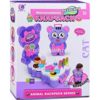 Игровой набор "Мороженое" 25х19см 20 предметов в рюкзаке, пластик 0421-5B от магазина "Карандаш"