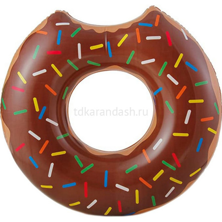 Надувной круг "Пончик" с ручкой 90см, 2 цвета C-27239