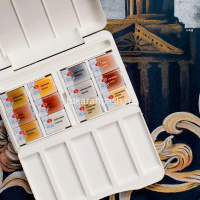 Краски акварельные 12 цветов "Металлики и пастельные цвета" 2,5мл кюветы, картон 19421876 от магазина "Карандаш"