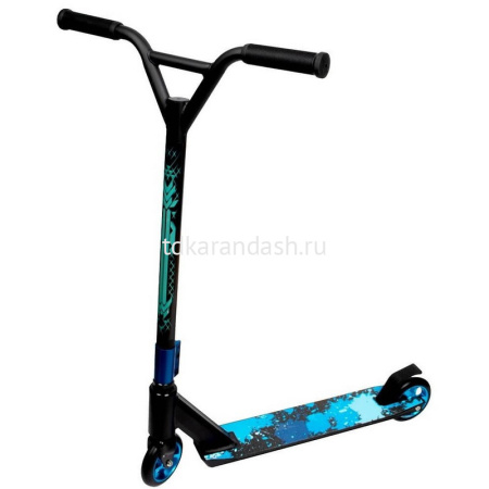 Самокат 2-х колесный трюковый L=65см ассорти, пластик/металл, колесо PU d=10см 2039-912 от магазина "Карандаш"