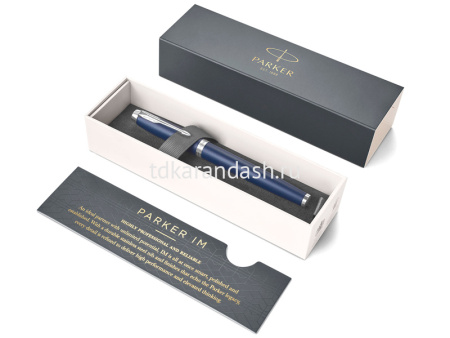 Ручка РП "Parker IM Core Matte Blue CT" F 1931647 от магазина "Карандаш"