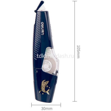 Корректирующая лента 6м*5мм корпус темно-синий 71497 от магазина "Карандаш"