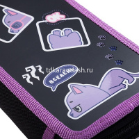 Пенал "Всё лень" 19х11х5см, прямоугольный, двухстворчатый, матовая ламинация 3D лак 088900 от магазина "Карандаш"