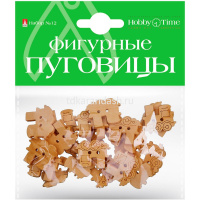 Набор фигурные пуговицы "Машинки и паровозики" №12 2-535 от магазина "Карандаш"