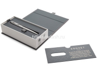 Ручка РШ "Parker Sonnet Stainless Steel СT" М черная в подар.уп. 1931512 от магазина "Карандаш"