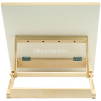 Мольберт настольный с регулятором угла наклона 42х52см, дерево 4650104420127 от магазина "Карандаш"