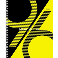 Тетрадь А5 96л линия "Отражение" на спирали 4 дизайна 080280 от магазина "Карандаш"