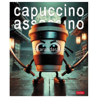 Тетрадь А5 48л клетка "Brain rot content" на скобе 5 дизайнов 48Т5В1/093131 от магазина "Карандаш"