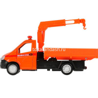 Газель "Аварийная служба" оранжевая, инерционная, металл 13см (открывающиеся двери) NEXTBOARD-15EM-Y от магазина "Карандаш"