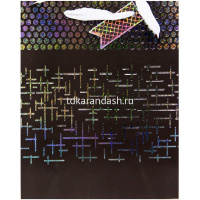 Пакет подарочный "Индиго" 18х23х10см 4 вида ZH2022 от магазина "Карандаш"