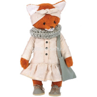 Набор для шитья "Лиса Оливия" (ткань, нитки, игла, глаза, фурнитура) TD-0302 от магазина "Карандаш"