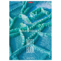 Тетрадь А4 80л клетка "Хрупкие грани" на скобе глянцевая ламинация 3 дизайна 083269 от магазина "Карандаш"