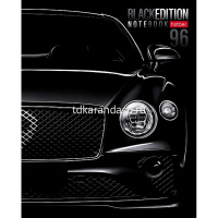 Тетрадь А5 96л клетка "Black Edition" на скобе глянцевая ламинация 5 дизайнов 96Т5лВ1/086251 от магазина "Карандаш"