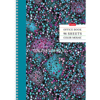 Тетрадь А4 96л клетка "Color mosaic" на спирали глянцевая ламинация 4 дизайна 96Т4лВ1гр/060148 от магазина "Карандаш"