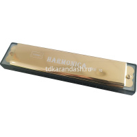 Гармошка губная 13х2,5см в футляре, металл/пластик, 4 цвета 11056-24 от магазина "Карандаш"