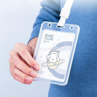 Бейдж 133х90мм вертикальный, со шнуром ассорти, пвх 3 цвета 64808 от магазина "Карандаш"