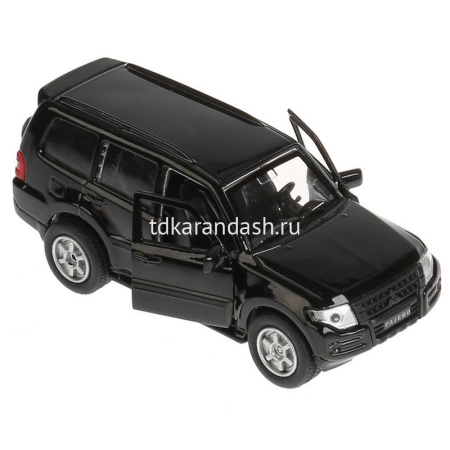 Машина "Mitsubishi Pajero" черная, инерционная, металл 12см (открывающиеся двери) SB-17-61-MP-N(BL) от магазина "Карандаш"