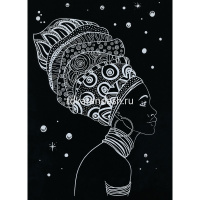 Альбом с гравюрами 14х20см 10л. "Африканские зарисовки" (в комплекте пластиковый штихель) GHPB-05 от магазина "Карандаш"