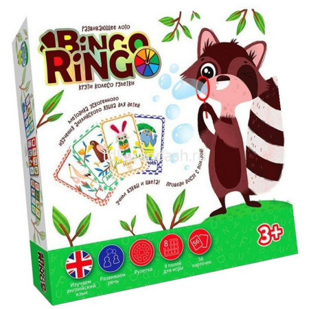Лото развивающее "Bingo Ringo" русский+английский GBR-01-01E