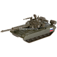 Картинка Танк "T-90" темно-зеленый, инерционный, металл 12см (вращается башня) SB-16-19-T90-G-WB от магазина "Карандаш" Танк "T-90" темно-зеленый, инерционный, металл 12см (вращается башня) SB-16-19-T90-G-WB от магазина "Карандаш"