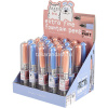 Ручка перьевая "Best friends" 0,38мм синяя + 1 картридж, круглый корпус Glossy Pro 20-0387 от магазина "Карандаш"