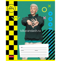 Тетрадь А5 12л клетка "Влад А4" на скобе 5 дизайнов 12Т5В1/077556 от магазина "Карандаш"